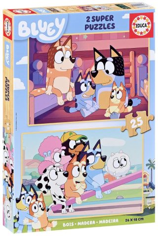 Пъзел - Bluey - 2 х 25 части