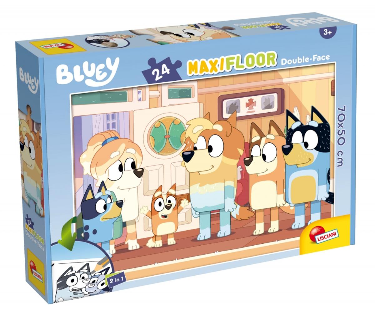 Двулицев пъзел - Bluey - 24 части