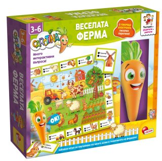 Образователна интерактивна игра Lisciani Carotina - Веселата ферма