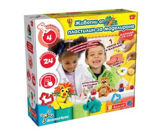Образователна игра - Животни от пластилин за моделиране