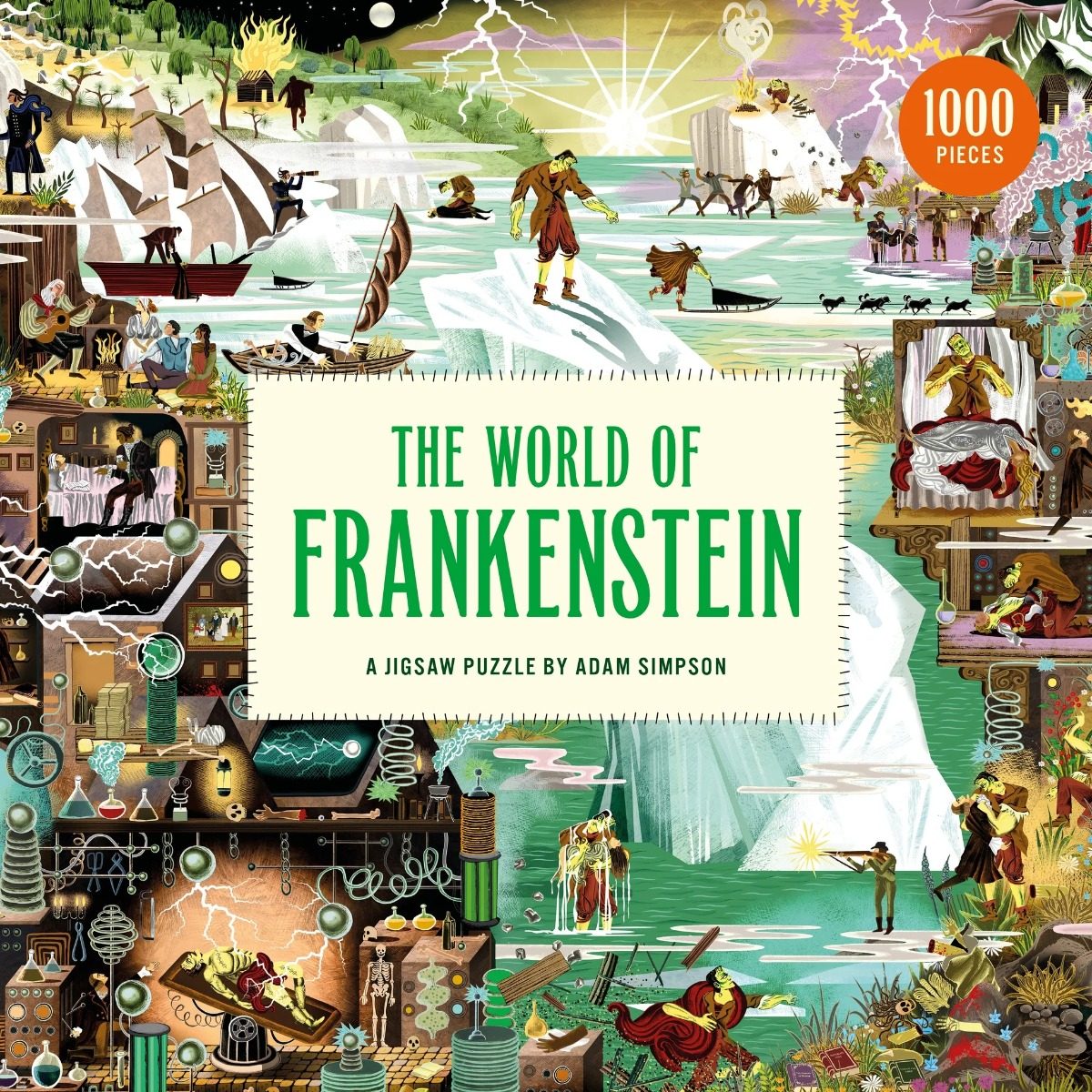 Пъзел от 1000 части - Laurence King - The World of Frankenstein, 1000 части