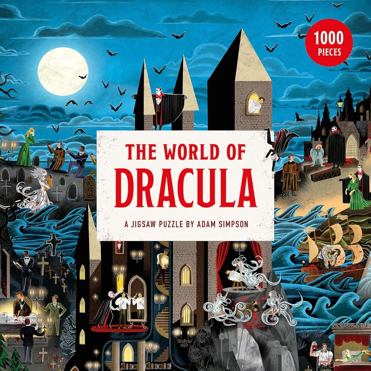 Пъзел от 1000 части - Laurence King - The World of Dracula