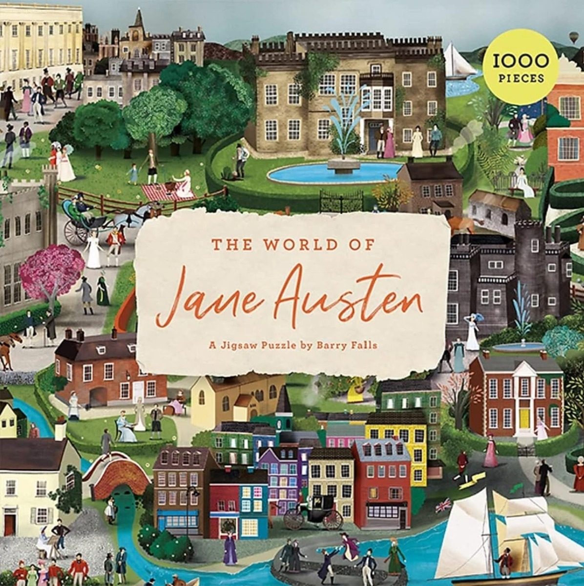 Пъзел от 1000 части - Laurence King - The World of Jane Austen
