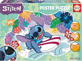 Детски пъзел Educa от 250 части - Stitch