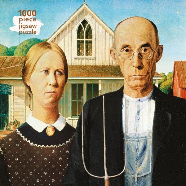 Пъзел Grant Wood - American Gothic - 1000 части