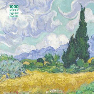 Пъзел Vincent van Gogh - Wheatfield with Cypress - 1000 части