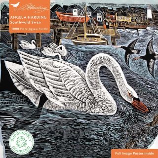 Пъзел Angela Harding - Southwold Swan - 1000 части