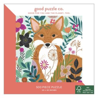 Пъзел Good Puzzle - Лисица и цветя - 500 части