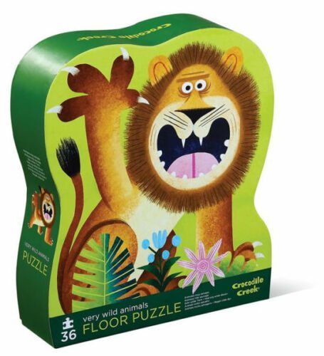 Детски пъзел Crocodile Creek Very Wild Animals - Диви животни - 36 части
