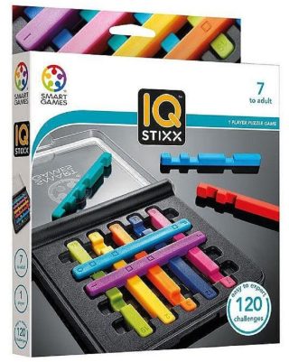 Детска логическа игра Smart Games - Iq Stixx, със 120 предизвикателства