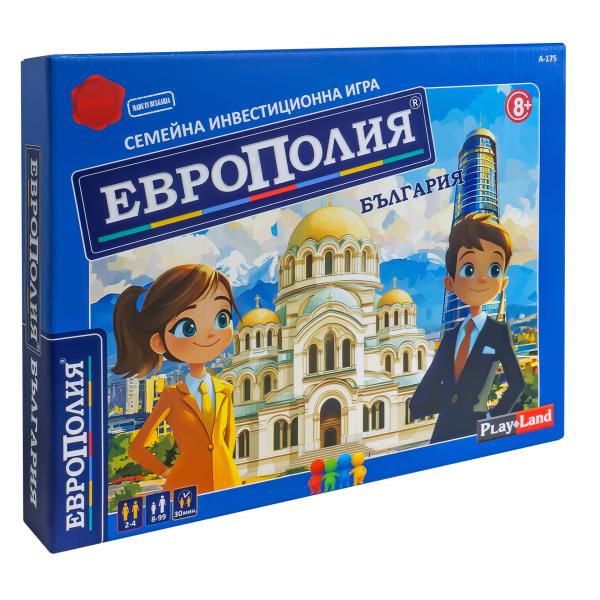 Настолна игра Play Land - Европолия България