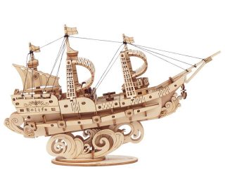 Дървен 3D пъзел DIY Sailing Ship Robotime