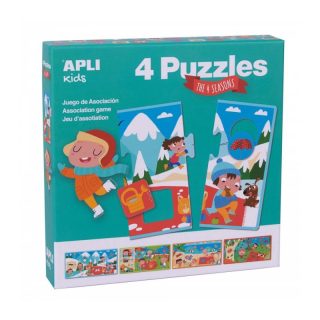 Пъзел асоциативна игра Apli - Сезони