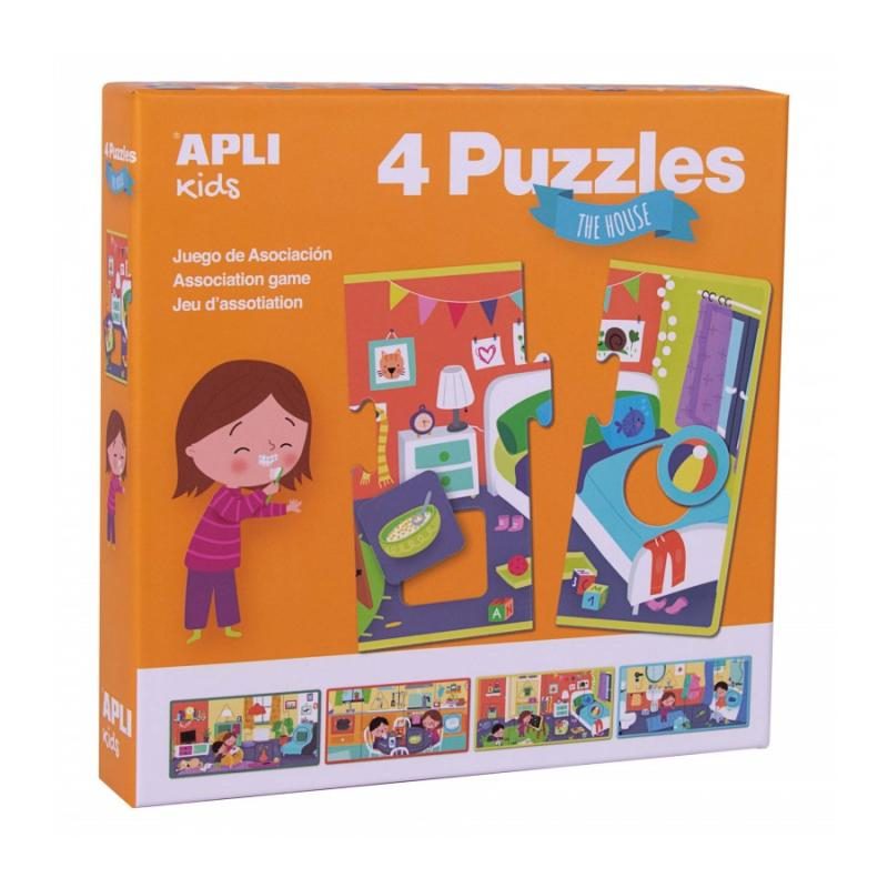 Пъзел асоциативна игра Apli Вкъщи