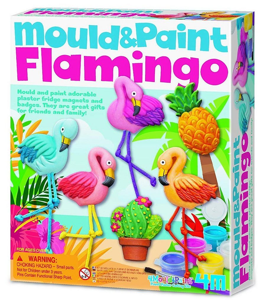 Творчески комплект 4M Mould And Paint - Оформи и оцвети Фламинго