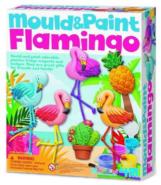 Творчески комплект 4M Mould And Paint - Оформи и оцвети Фламинго
