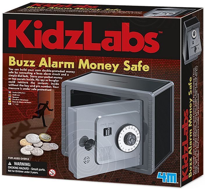 Творчески комплект 4M KidzLabs - Сейф за скъпоценности