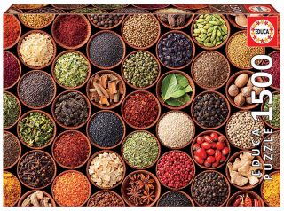 Пъзел Educa 1500 части HERBS AND SPICES