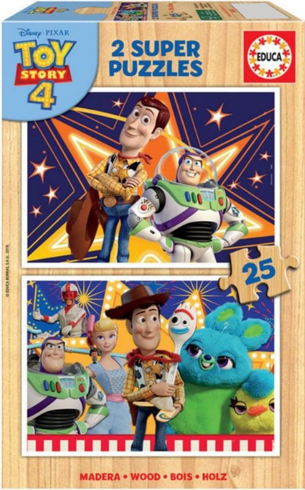 Пъзел Educa 2X25 части TOY STORY 4