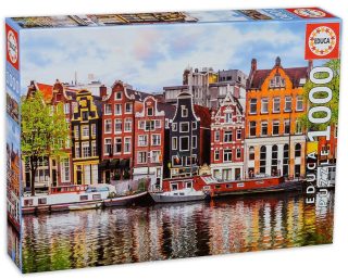 Пъзел EDUCA от 1000 части - Casas Danzantes Amsterdam