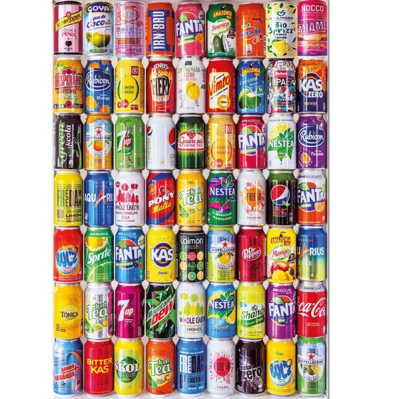 ПЪЗЕЛ EDUCA 500 ЧАСТИ SOFT CANS