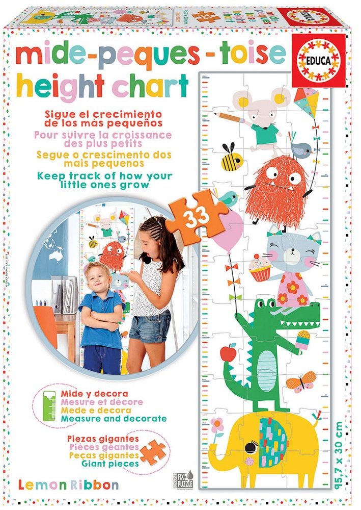 ПЪЗЕЛ EDUCA GROWTH CHART PUZZLE LEMON RIBBON