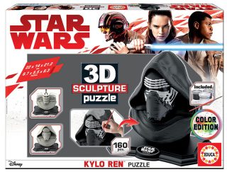 ПЪЗЕЛ EDUCA 3D SCULPTURE PUZZLE KYLO REN - Color Edition