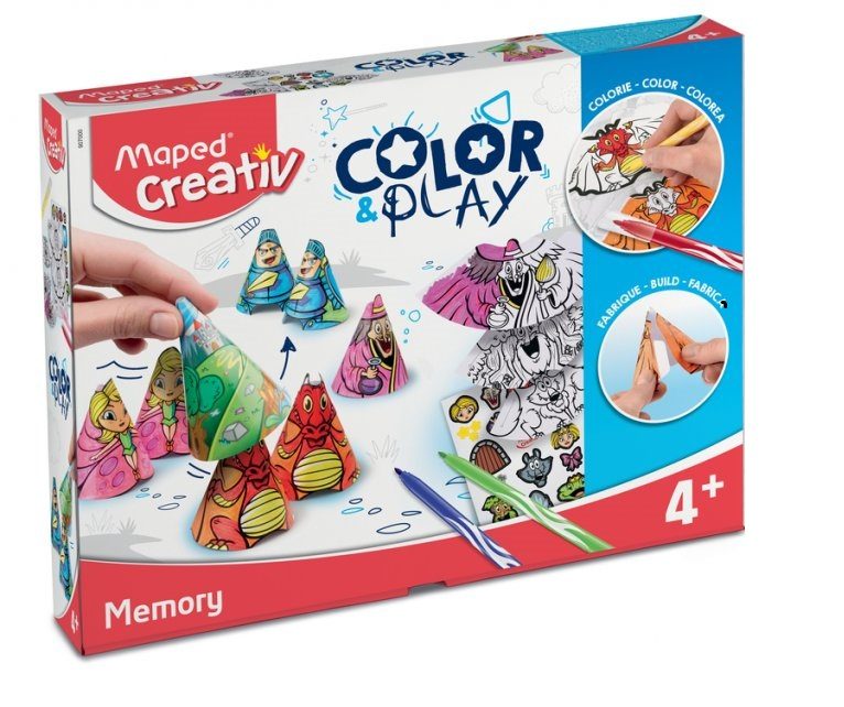 Креативен детски комплект - Игра за развиване на паметта - Maped Creativ - Color Play - 907001