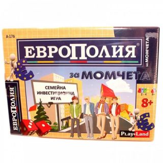 Настолна игра Play Land - Европолия за Момчета