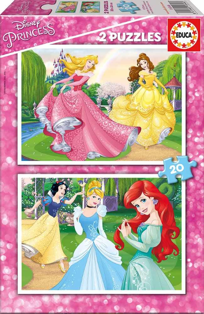 ПЪЗЕЛ EDUCA 2X20 ЧАСТИ DISNEY PRINCESSES