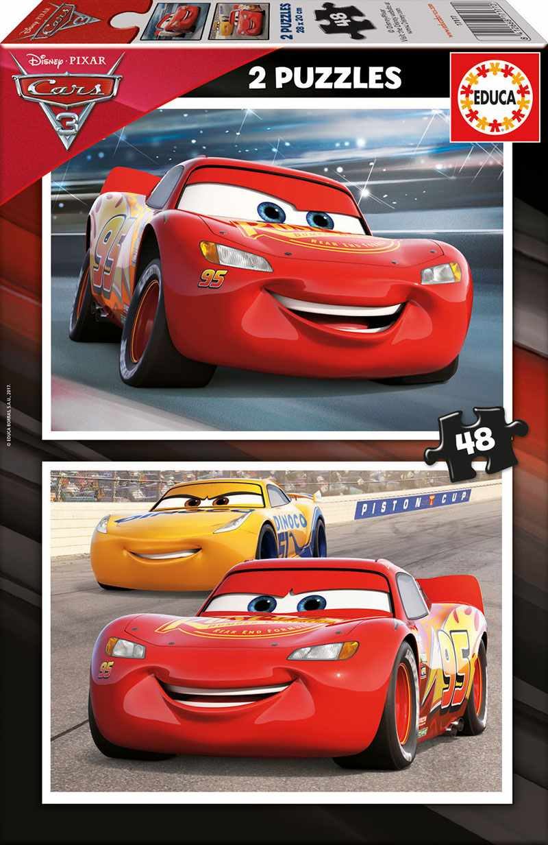 ПЪЗЕЛ EDUCA 2x48 ЧАСТИ CARS 3 (cardboard)