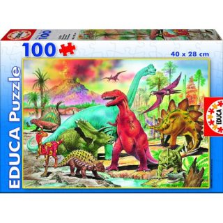 ПЪЗЕЛ EDUCA 100 ЧАСТИ DINOSAURS