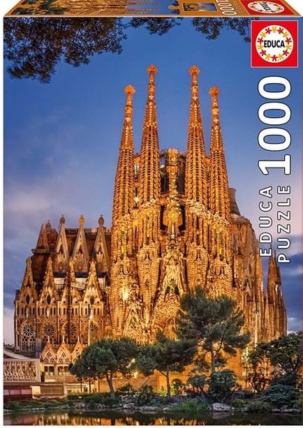 Пъзел Educa - 1000 Sagrada Familia