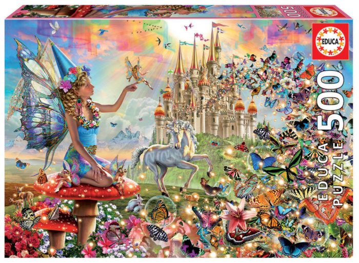 Пъзел Educa 500 части FAIRY & BUTTERFLIES