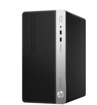 HP ProDesk 400 G4 MT, Intel Core i3 7100 7Gen 2400MHz Dual Core, 8GB (1x8GB) DDR4 2400 UDIMM NECC, 128GB SSD, DVD-RW SD 3 Media CR, Wired KBD BG, USB Mouse, Win10 Pro 64 - Second Hand