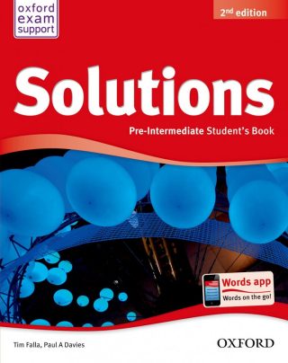 Английски език за 9 - 12. клас Solutions 2E Pre - Intermediate SB