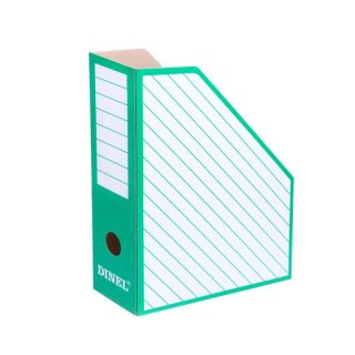 Вертикален бокс Картон ДИНЕЛ - 8.5см. ЗЕЛЕН