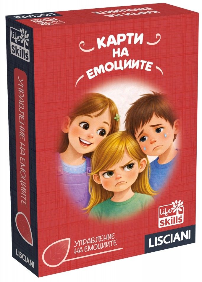Детска игра с карти - Емоциите - Lisciani - Life Skills