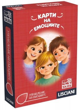 Детска игра с карти - Емоциите - Lisciani - Life Skills
