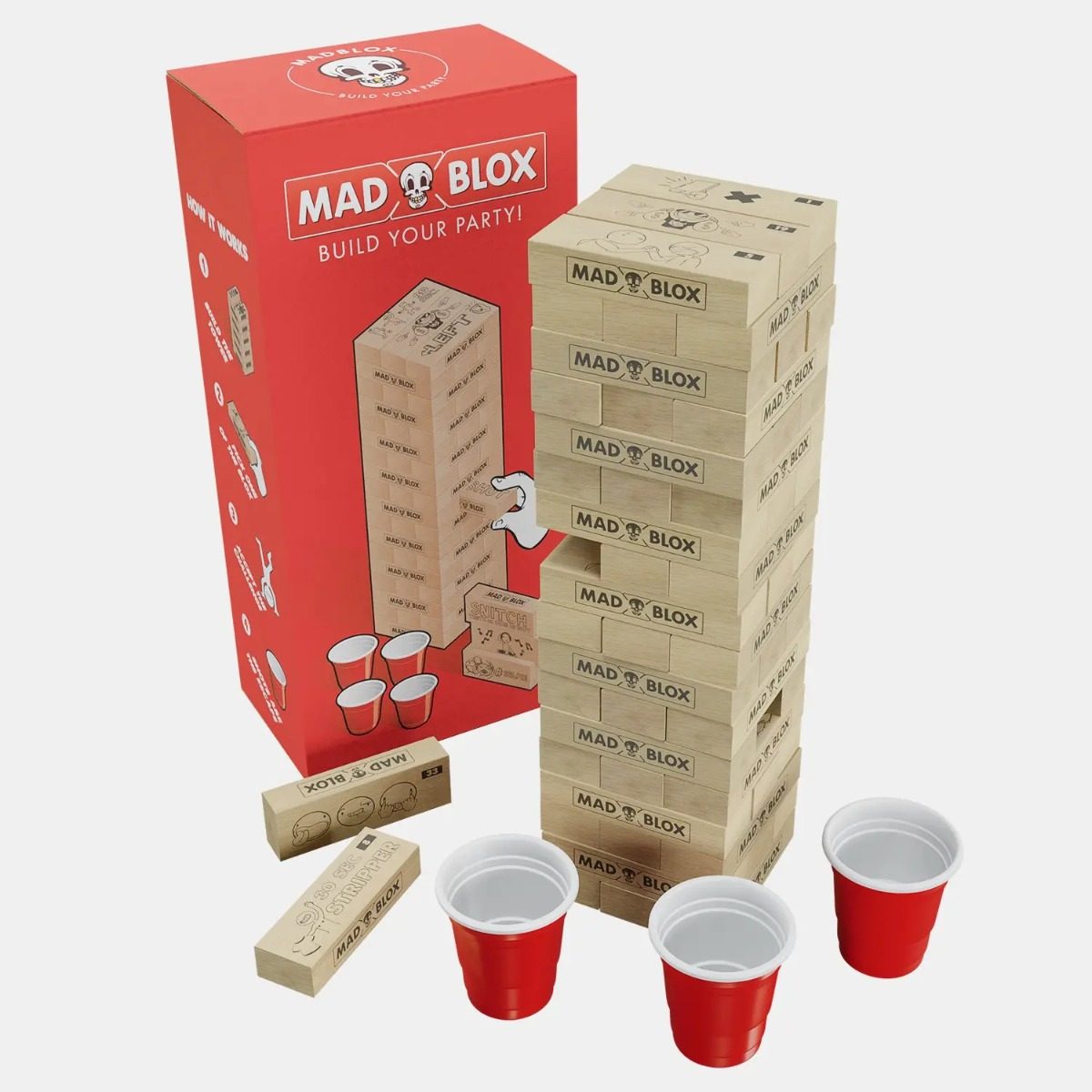 Настолна игра - MadBlox - алкохолна дженга