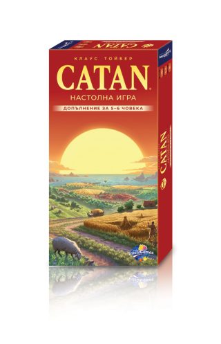 Разширение за настолна игра Catan - Заселниците на Катан - допълнение за 5 - 6 играча