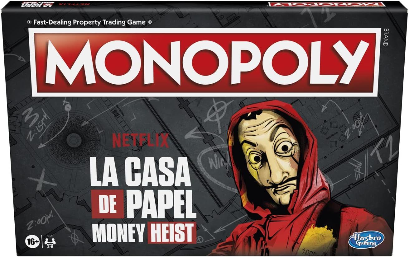 Настолна игра - Hasbro Monopoly - Netflix La Casa de Papel - Money Heist