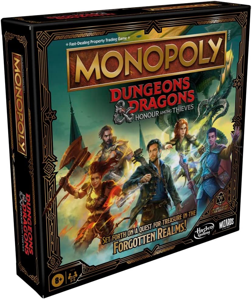 Настолна игра - Monopoly Dungeons & Dragons - Honor Among Thieves