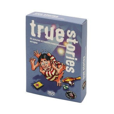 Парти настолна игра с карти - Black Stories Junior - True stories