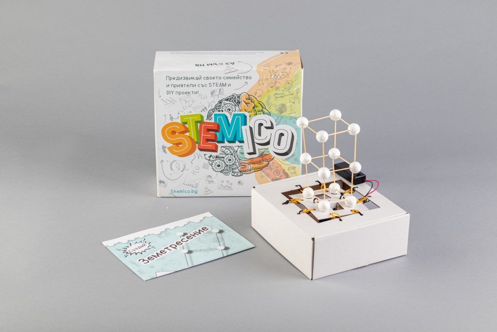 Образователна настолна игра - Земетресение - Stemico