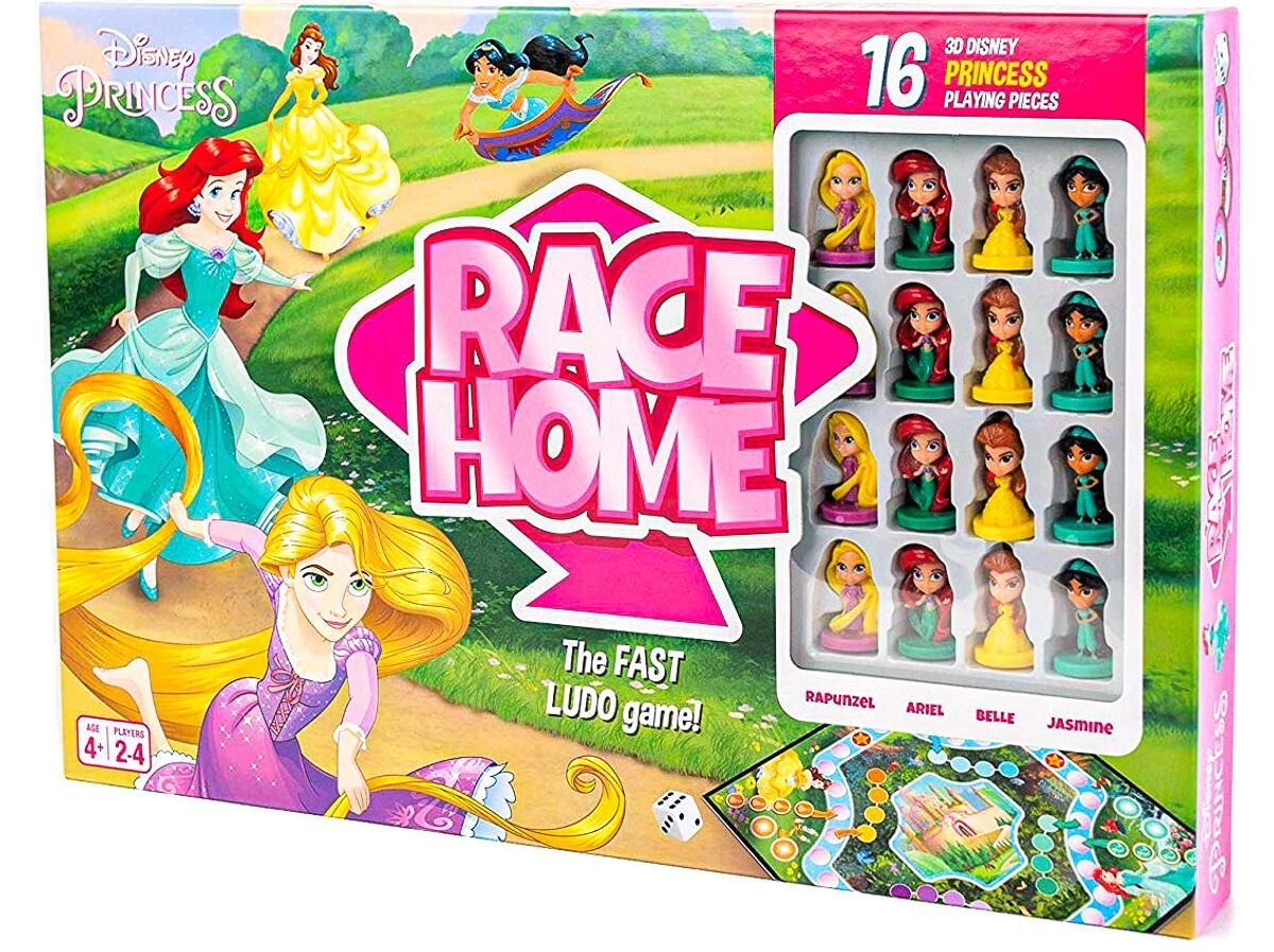 Настолна игра Disney - Princess Race Home Board Game