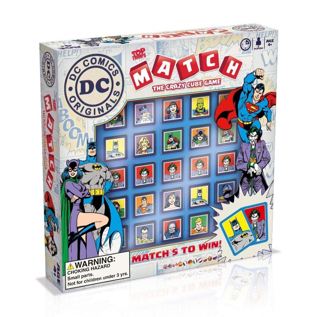 Игра с карти и кубчета Топ Тръмпс Дуел - DC Комикс