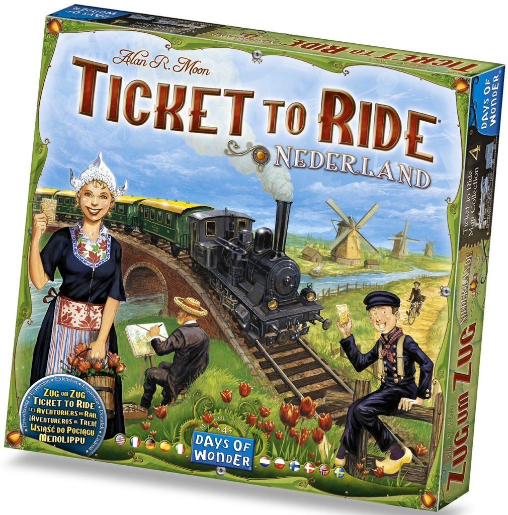 Разширение за настолна игра - Билет за път - Ticket to Ride - Nederland