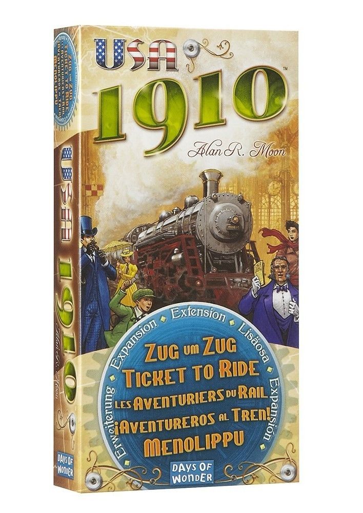 Разширение за настолна игра - Билет за път - Ticket to Ride - USA 1910