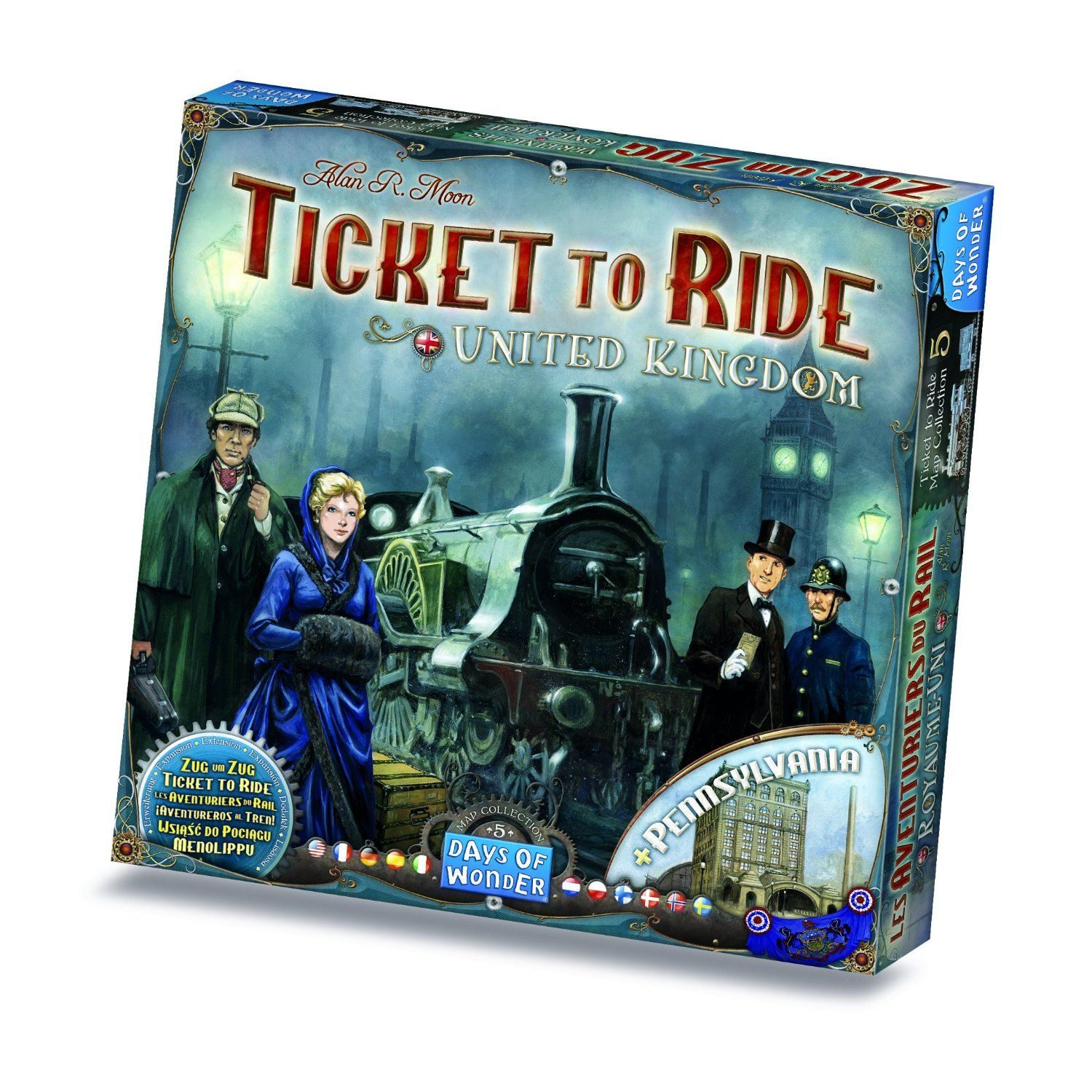 Разширение за настолна игра - Ticket to Ride - United Kingdom